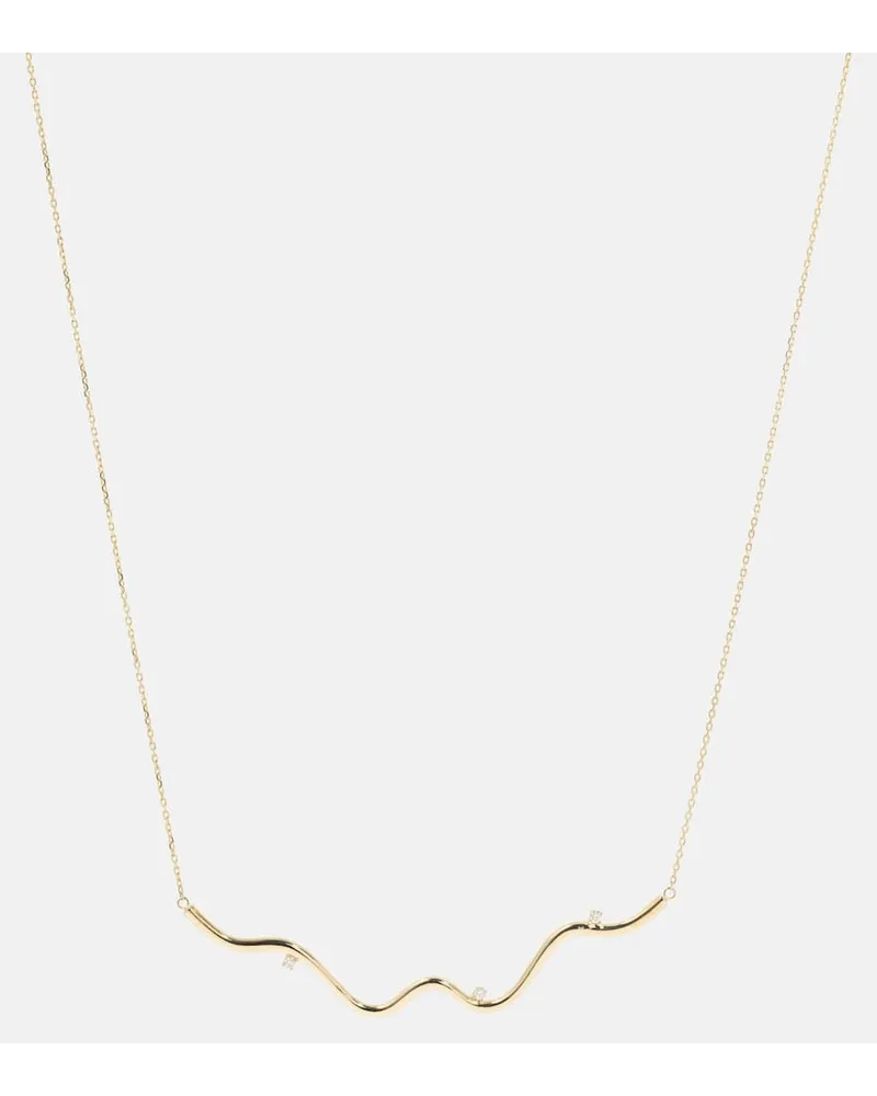 Stone & Strand Collana Harbor Lights in oro 10kt con diamanti Oro