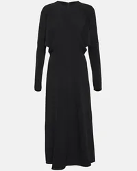 Victoria Beckham Abito midi in cady Nero