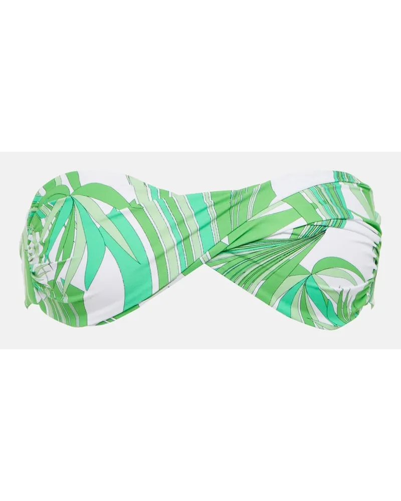 Melissa Odabash Top bikini a fascia Martinique Verde