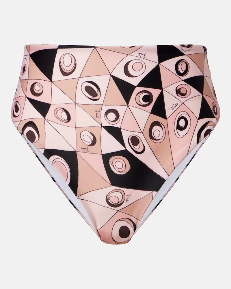 Emilio Pucci Slip bikini Occhi a vita alta Rosa
