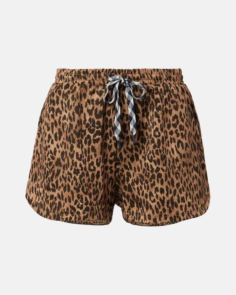 The Upside Shorts da running Panthera Billie Marrone