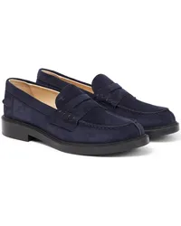 TOD'S Mocassini in suede Blu