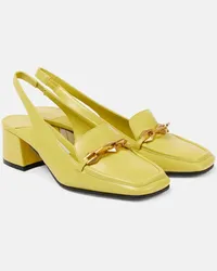 Jimmy Choo Pumps slingback Diamond Tilda 45 in pelle Giallo