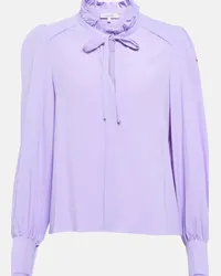 Dorothee Schumacher Blusa Modern Flow con fiocco Viola