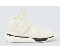 Y-3 Sneakers Qasa con pelle Bianco