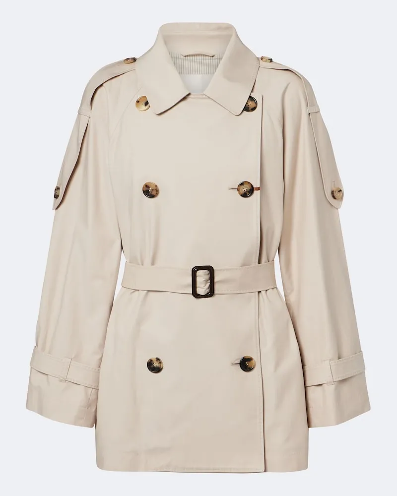 Max Mara The Cube – Giacca in twill di misto cotone Beige