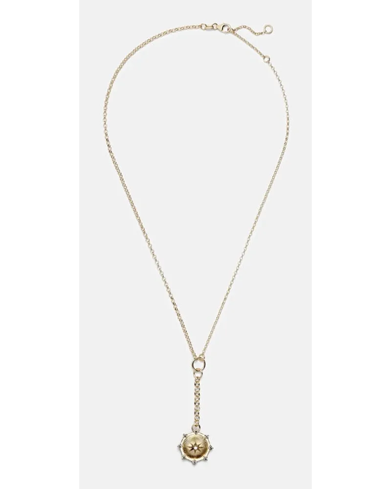 FOUNDRAE Collana Spark Love in oro 18kt con diamanti Oro