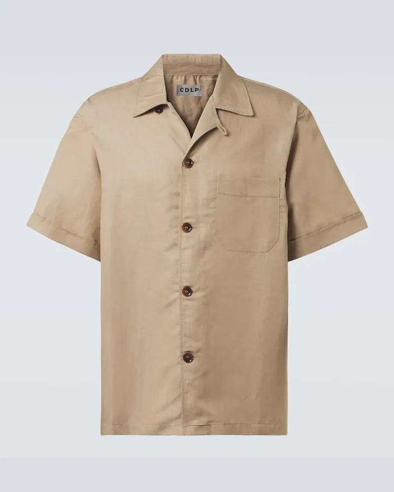 CDLP Camicia bowling Beige