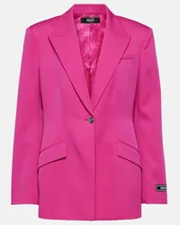 Versace Blazer in lana vergine Rosa