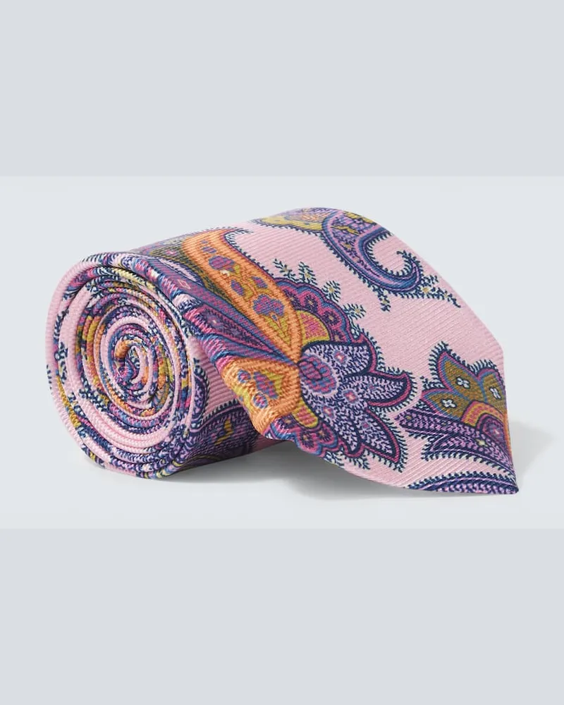 Etro Cravatta con motivo paisley Multicolore