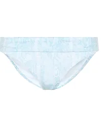 Heidi Klein Slip bikini Lake Manyara a stampa serpente Blu