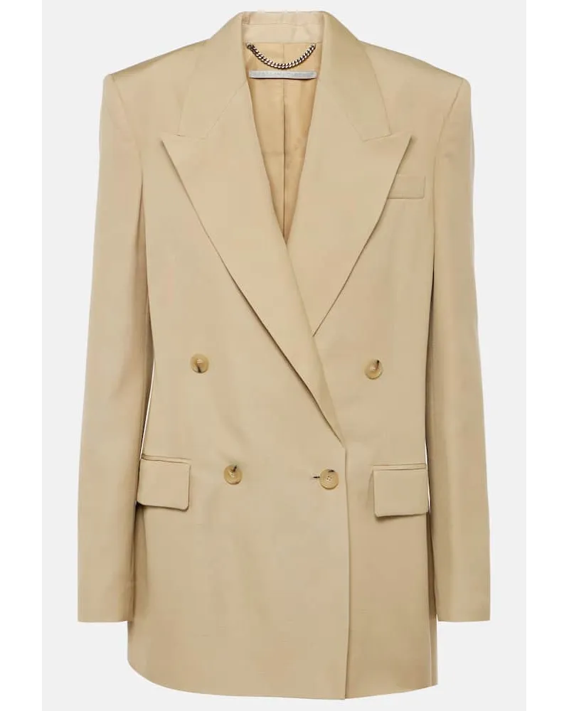 Stella McCartney Blazer doppiopetto Beige