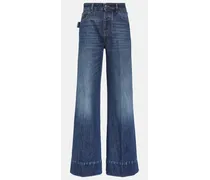 Bottega Veneta Jeans a gamba larga e vita alta Blu