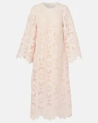 Zimmermann Abito midi Ottie in pizzo Rosa