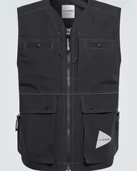 and wander Gilet con zip Grigio