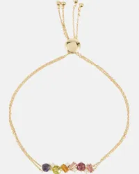 Suzanne Kalan Bracciale in oro 14kt con gemme Multicolore