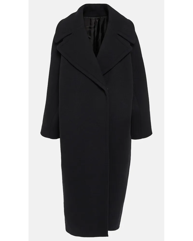Alaïa AlaÃ¯a Cappotto Cocoon in lana Nero