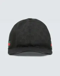 Gucci Cappello da baseball con Web Nero