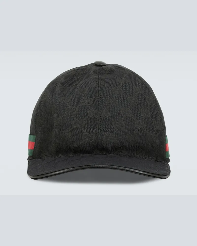 Gucci Cappello da baseball con Web Nero