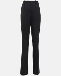 Saint Laurent Pantaloni a gamba larga Nero