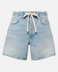 Citizens of humanity Shorts di jeans Brynn a vita alta Blu