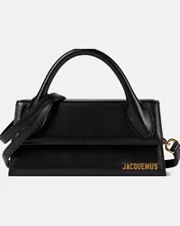 Jacquemus Borsa Le Chiquito Long in pelle Nero