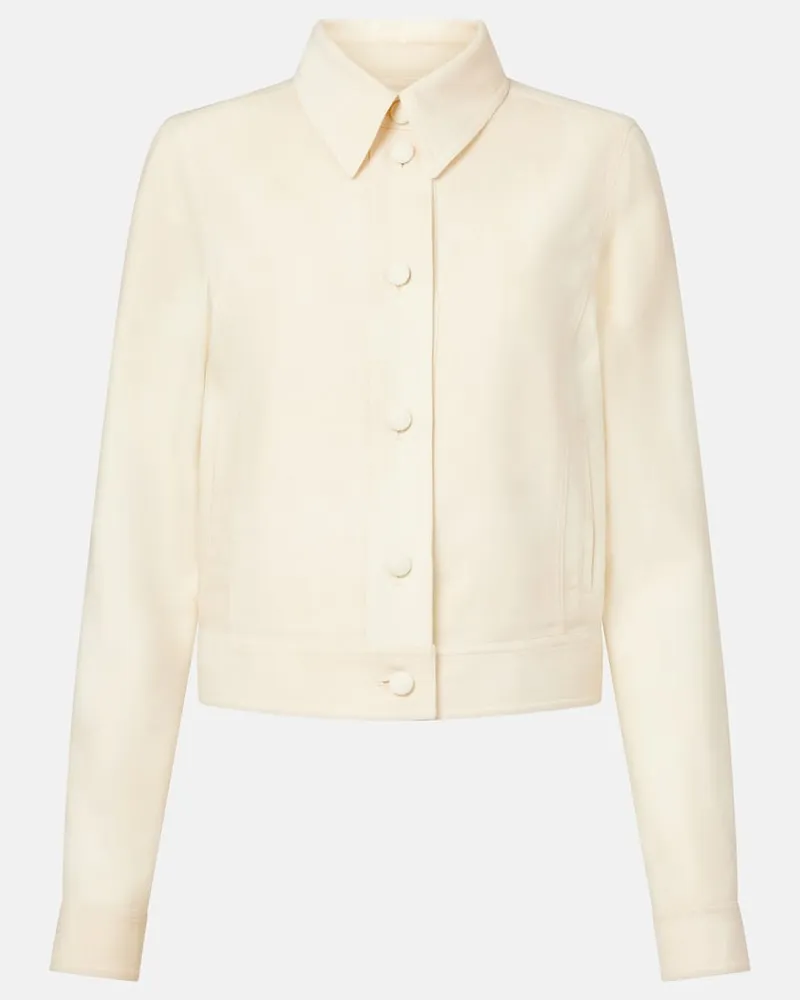 Gabriela Hearst Giacca Tereza in lana vergine Beige