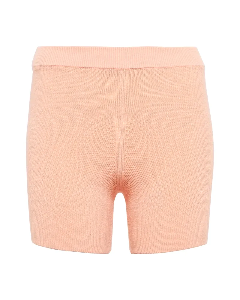 Live The Process Shorts Arch in maglia a coste Rosa