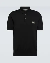 Dolce & Gabbana Polo in lana Nero