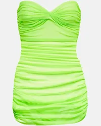 Norma Kamali Costume intero a fascia Walter Mio Verde