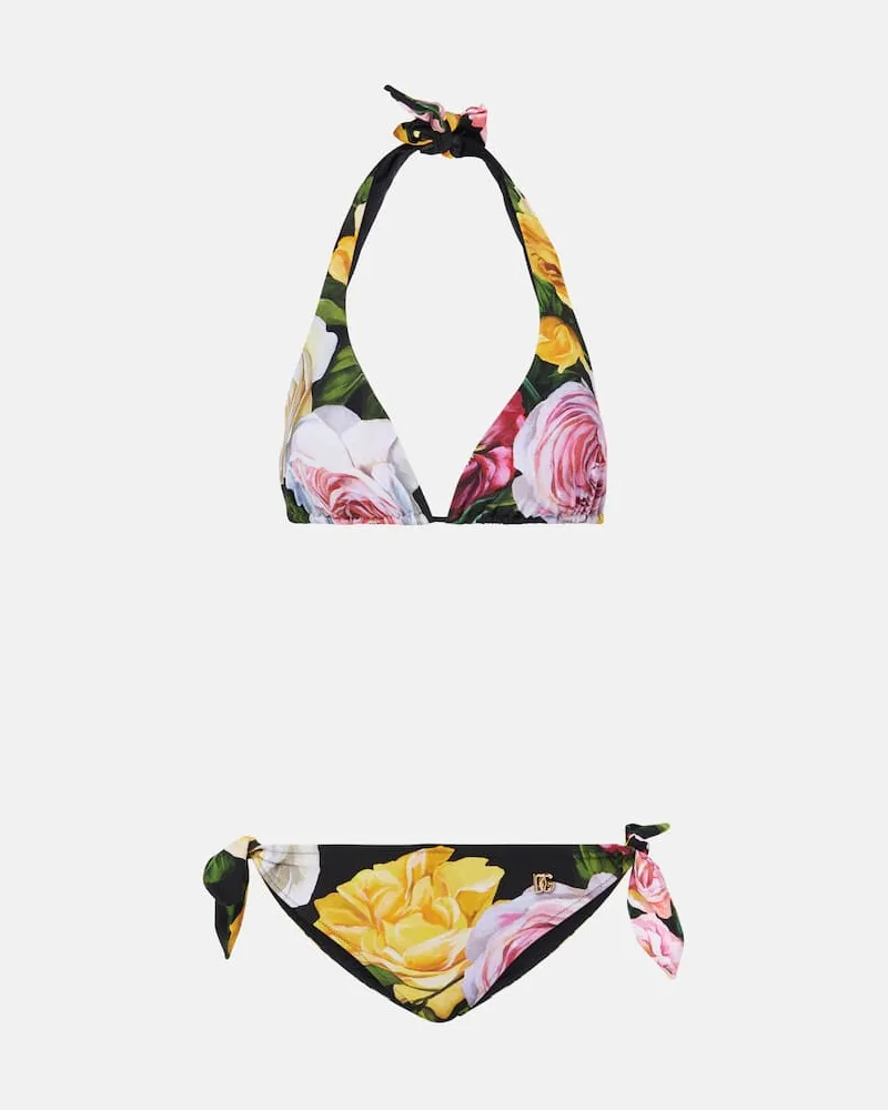 Dolce & Gabbana Bikini con stampa floreale Multicolore