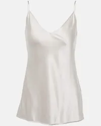 Max Mara Leisure - Top Lucca in misto seta Beige