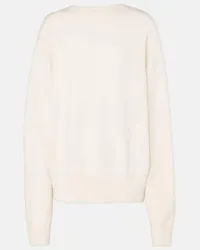 extreme cashmere Pullover N°355 Tes in misto cashmere Bianco