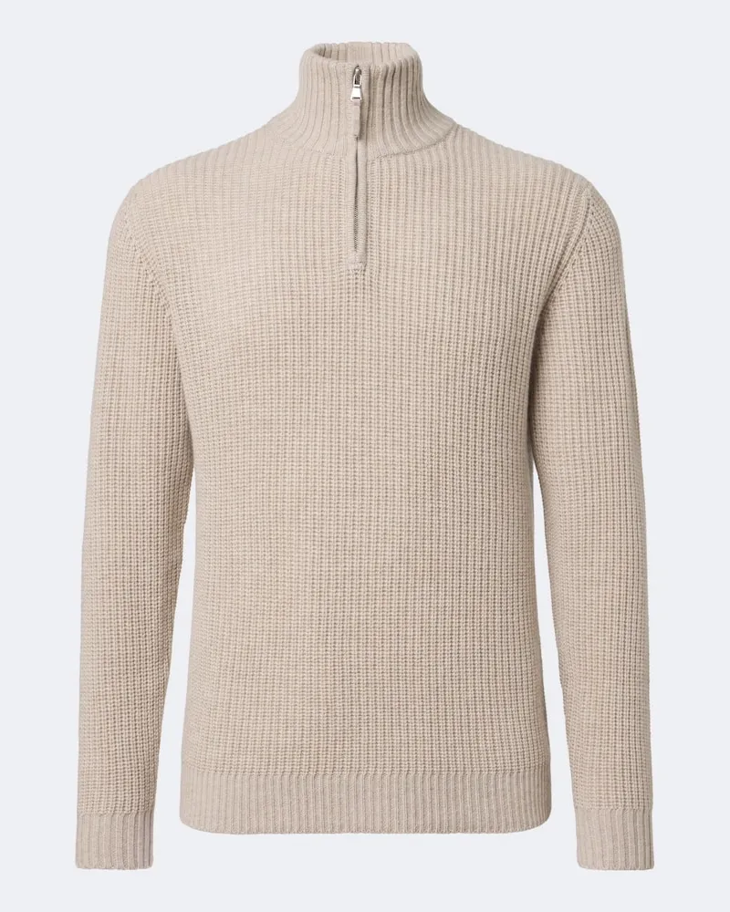 ALLUDE Pullover in lana e cashmere Beige