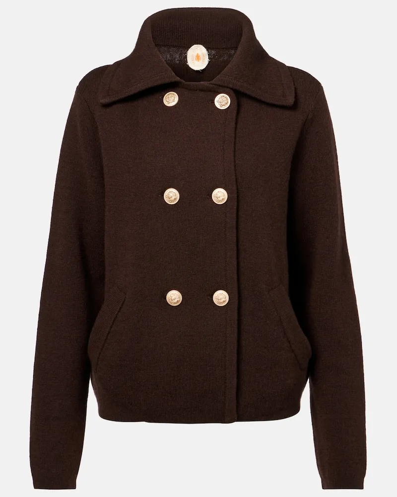 Jardin des Orangers Blazer in lana e cashmere Verde