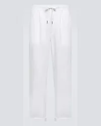 Ralph Lauren Pantaloni regular in lino Bianco