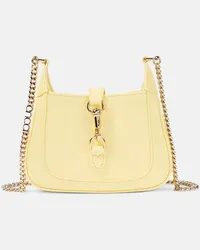 Gucci Borsa a spalla Gucci Jackie Notte Mini in vernice Giallo