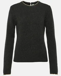 Totême Pullover in lana e cashmere Grigio