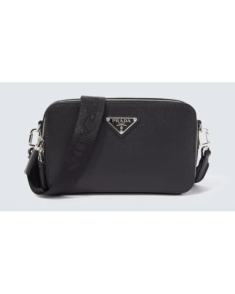 Prada Borsa a tracolla Brique in pelle Nero