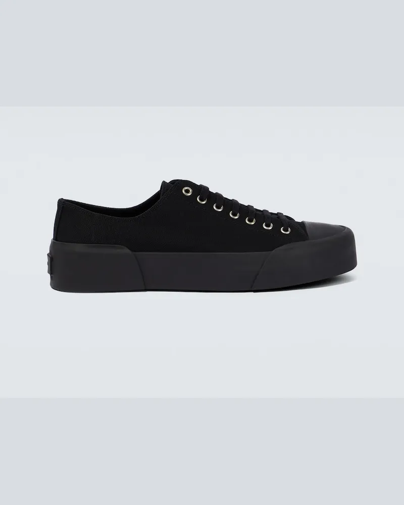 Jil Sander Sneakers in canvas Nero