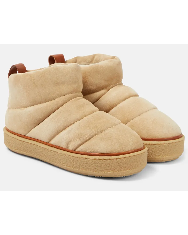 Isabel Marant Stivaletti in suede Beige