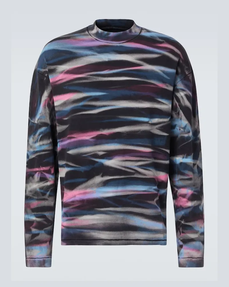 ERL T-shirt tie-dye in jersey di cotone Multicolore
