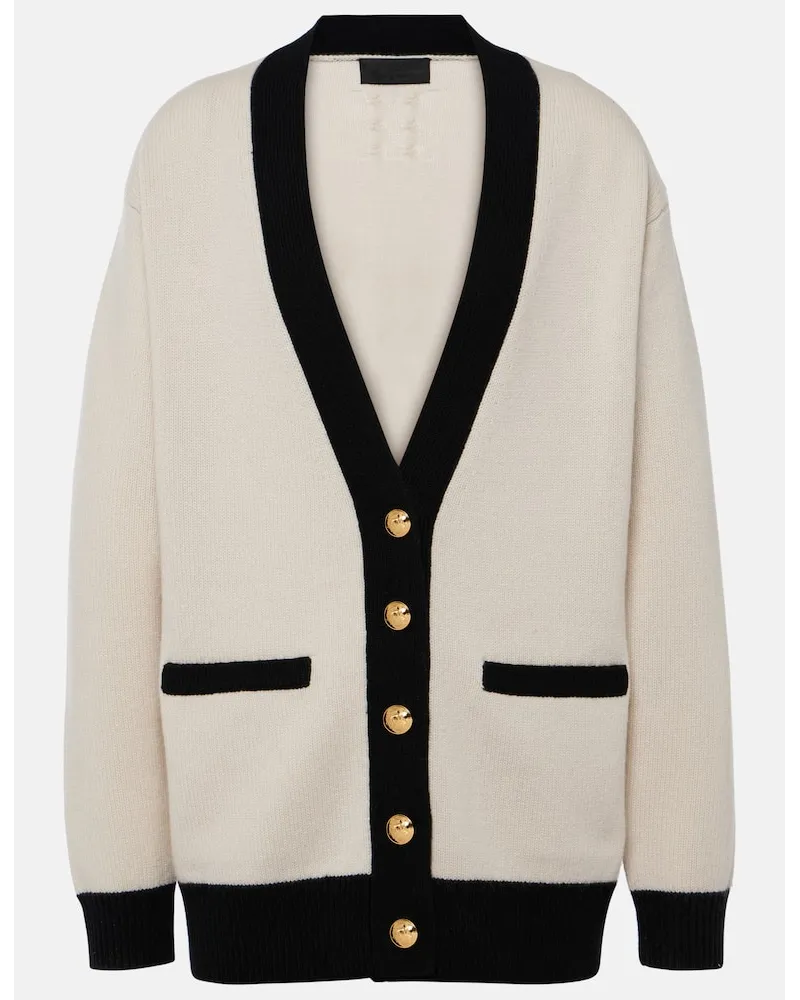 Nili Lotan Cardigan Neshat in cashmere Bianco