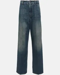 SPORTMAX Jeans Rampur a vita bassa e gamba larga Blu