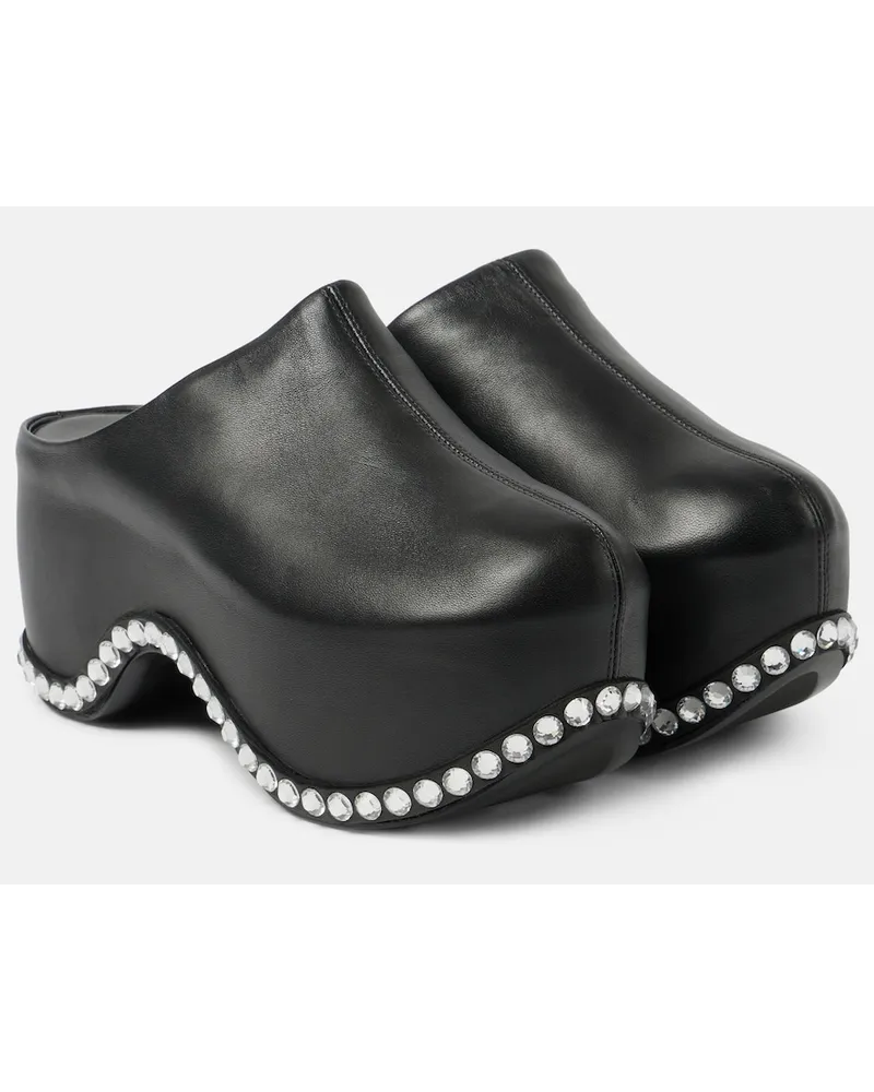 Area x Sergio Rossi - Mules Bomb in pelle Nero