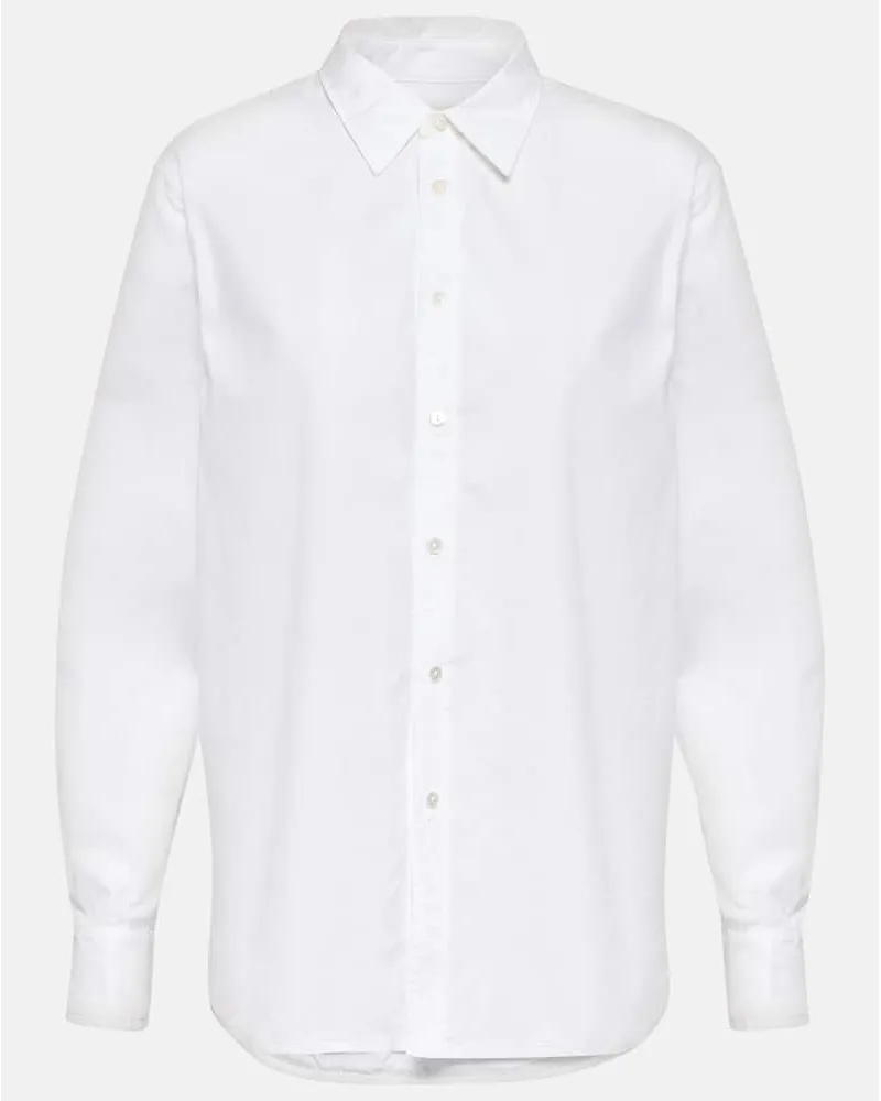Nili Lotan Camicia Raphael in popeline di cotone Bianco