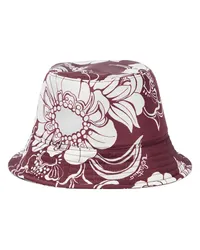 Valentino Garavani Cappello da pescatore Street Flowers Rosso