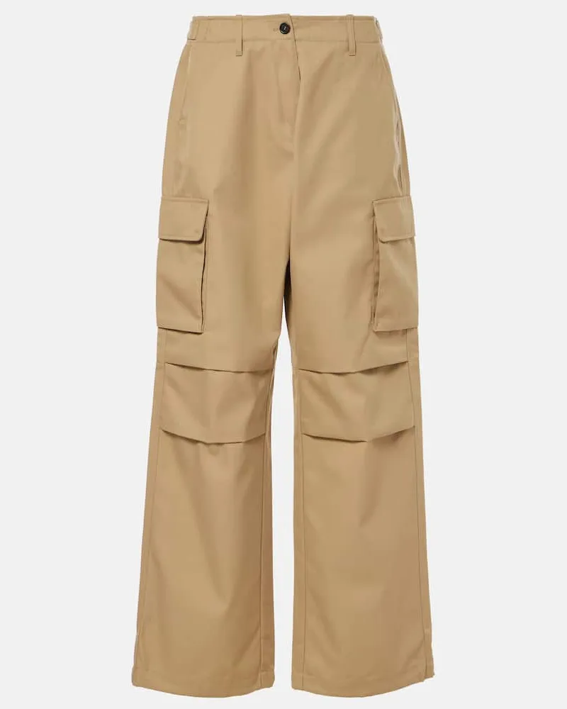COPERNI Pantaloni cargo in cotone Beige