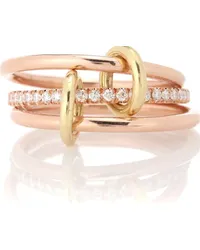 Spinelli Kilcollin Anello Sonny Gold in oro rosa 18kt con diamanti Rosa