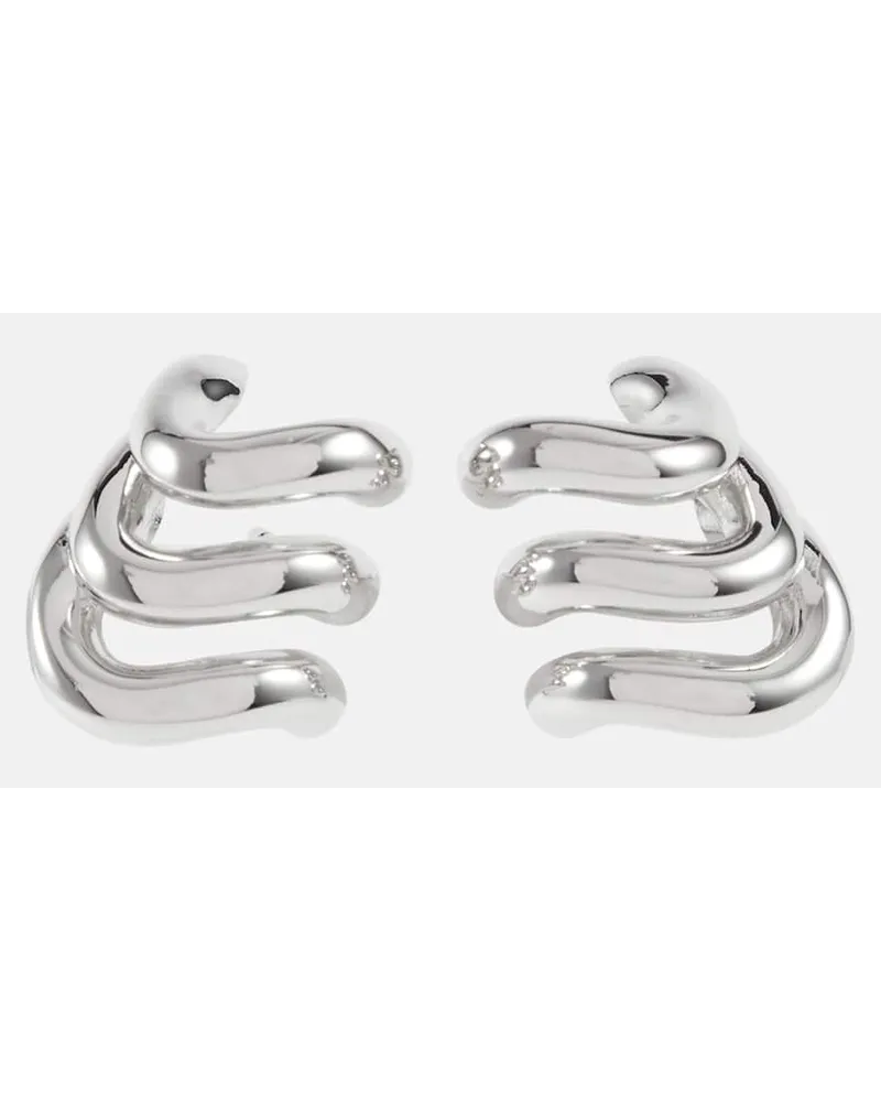 Balenciaga Orecchini Loop Trio Argento